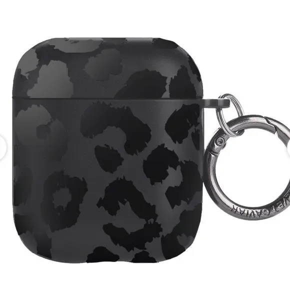 Black Leopard AirPod Case - Picture 2 of 5